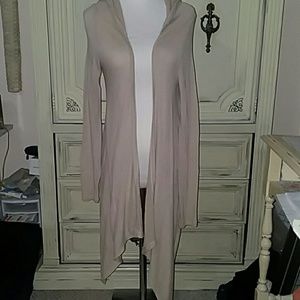 Hooded Cardigan style top